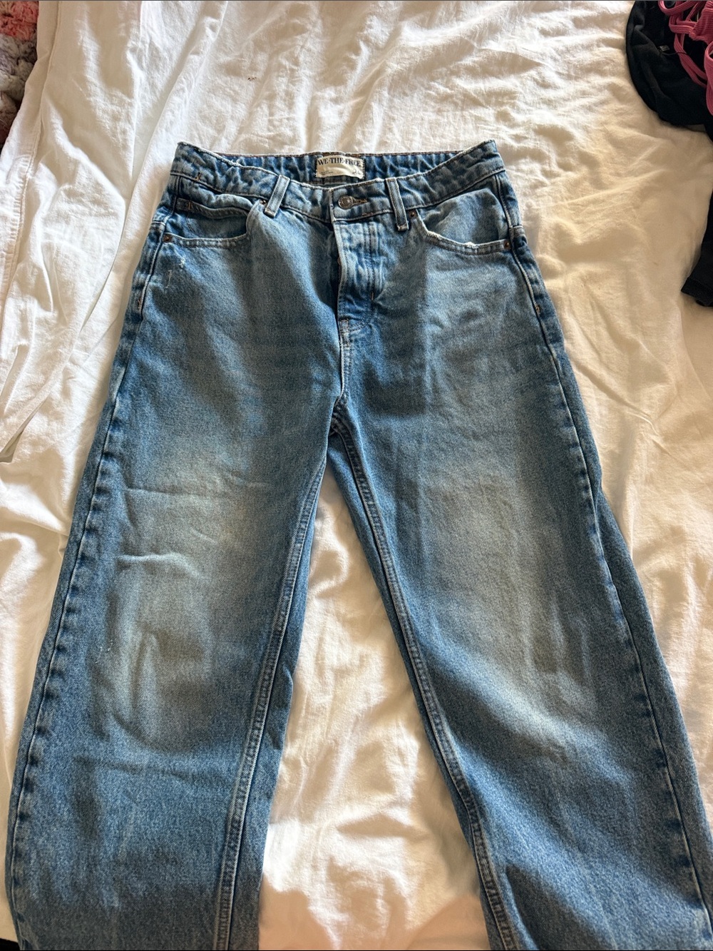 Free People womens We The Free dropped boyfriend jean